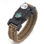 Survival Bracelet,Outdoors Survival With Compass - (Col: Survival)