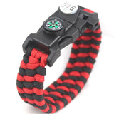 Survival Bracelet,Outdoors Survival With Compass - (Col: Survival)