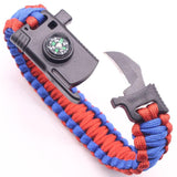 Survival Bracelet Outdoors Survival Paracord Bracelet - (Col: Survival)