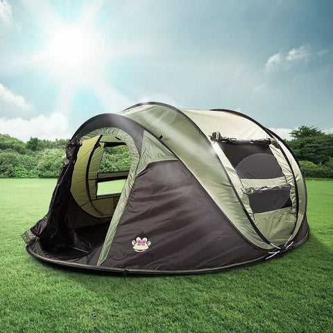 4-Person Dome Tent Instant Cabin Family- (Col: Tents)